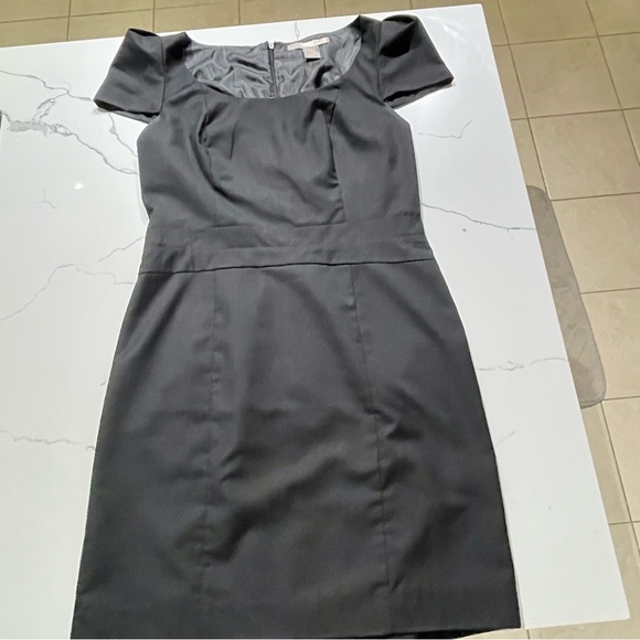 🌸3 for $30 Forever 21 Black Mini Dress short puffy sleeves  cocktail dress - Picture 4 of 17